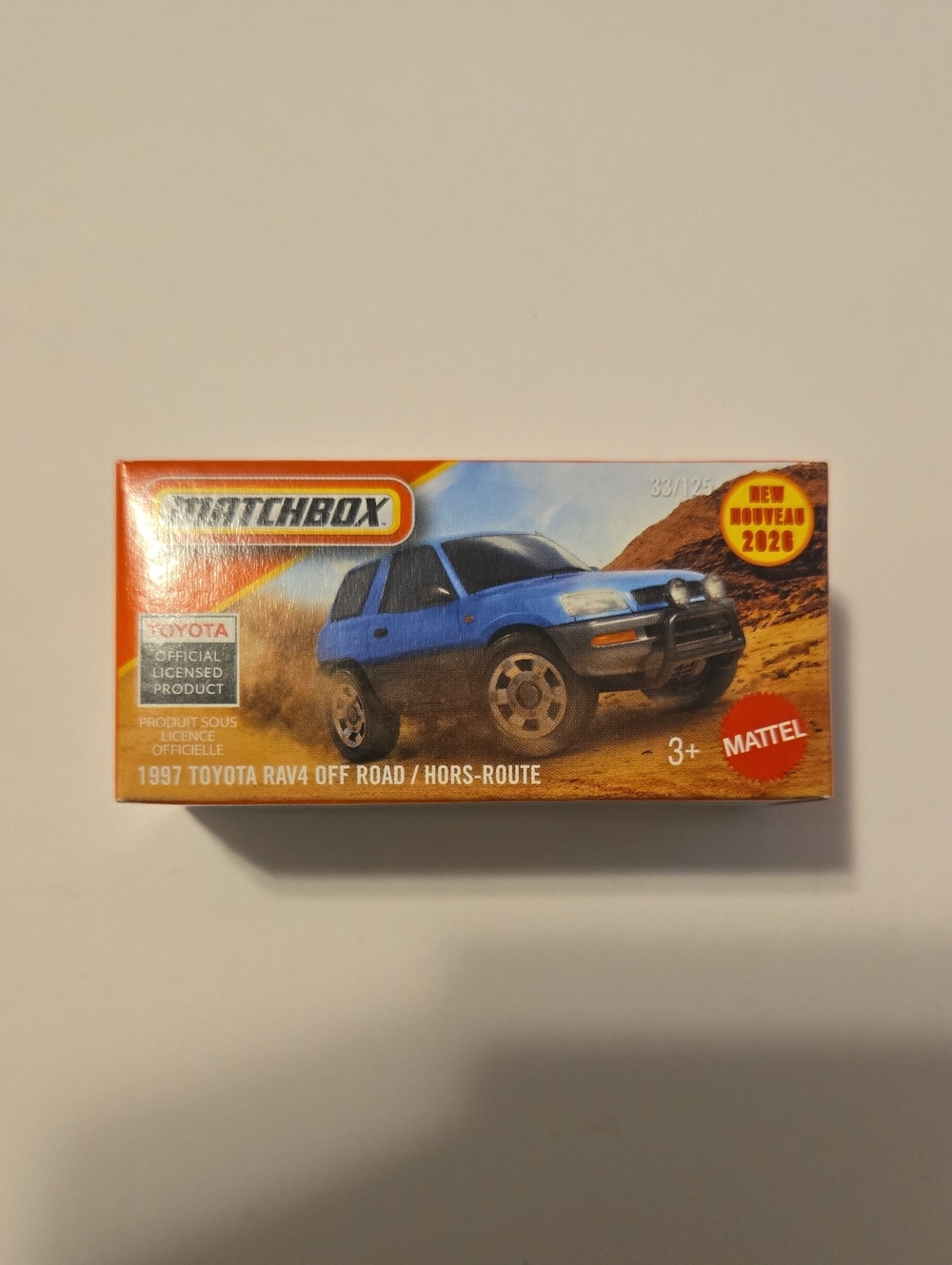 Matchbox Match 1997 Toyota RAV4 Off Road Toy - Blue